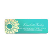 ヨガスタジオメディテーションインストラクターゴールデンマンダラ ラベル (正面)