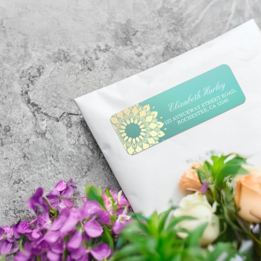 ヨガスタジオメディテーションインストラクターゴールデンマンダラ ラベル