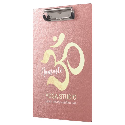 ヨガスタジオメディテーションインストラクターライフコーチOM クリップボード (左)