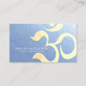 ヨガスタジオメディテーションインストラクターライフコーチOM 名刺 (正面)