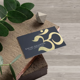 ヨガスタジオメディテーションインストラクターライフコーチOM 名刺