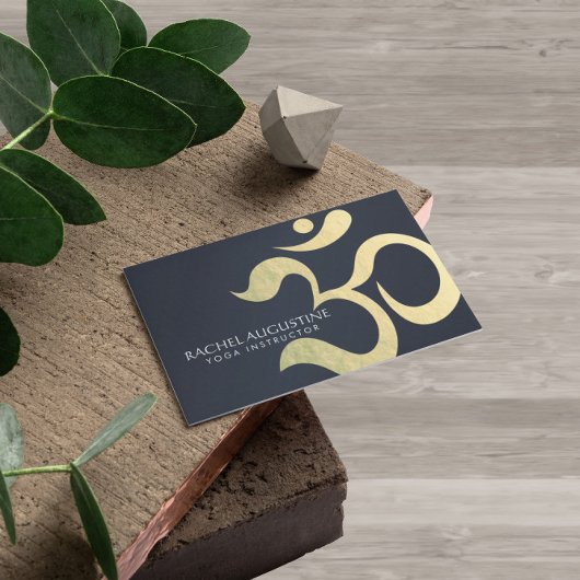 ヨガスタジオメディテーションインストラクターライフコーチOM 名刺