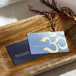 ヨガスタジオメディテーションインストラクターライフコーチOM 名刺