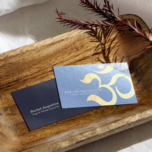 ヨガスタジオメディテーションインストラクターライフコーチOM 名刺