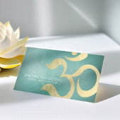 ヨガスタジオメディテーションインストラクターライフコーチOM 名刺