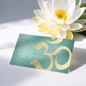 ヨガスタジオメディテーションインストラクターライフコーチOM 名刺