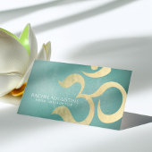 ヨガスタジオメディテーションインストラクターライフコーチOM 名刺