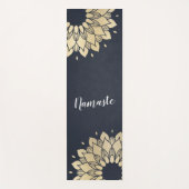 ヨガスタジオメディテーションインストラクター金ゴールドマンダラ ヨガマット (正面)