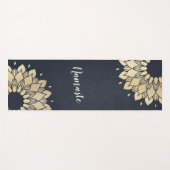 ヨガスタジオメディテーションインストラクター金ゴールドマンダラ ヨガマット (正面(横))