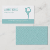 ヨガスタジオモダン名刺アクア 名刺 (正面/裏面)