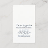 ヨガスタジオロイヤリティクラスパスツリーポーズOMシンボル ロイヤリティカード (裏面)