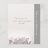 ヨガスタジオロータスマーチャンダイジングフライヤー チラシ (裏面)