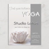 ヨガスタジオロータスマーチャンダイジングフライヤー チラシ (正面)