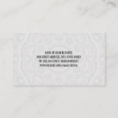 ヨガスタジオ先生 | 水彩画 名刺 (裏面)