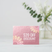 ヨガスタジオ割引クーポン ロイヤルティ ゴールド マンダラ 割引カード (スタンド正面)