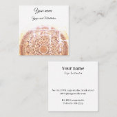 ヨガスタジオ名刺 スクエア名刺 (正面/裏面)