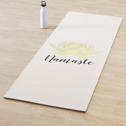 ヨガスタジオ瞑想インストラクターゴールドフォイルロータス ヨガマット (インサイチュ)