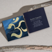 ヨガスタジオ瞑想インストラクターライフコーチOM Sq スクエア名刺