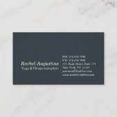 ヨガスタジオ瞑想インストラクター5クラスパスOM ロイヤリティカード (裏面)