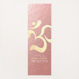 ヨガスタジオ瞑想インストラクター ライフコーチ OM ヨガマット