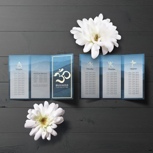 ヨガスタジオ瞑想インストラクターOMサイントリフォールド