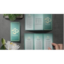 ヨガスタジオ瞑想インストラクターOMサイントリフォールド