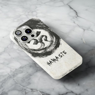 ヨガスタジオ瞑想指導者 OM＆ZEN シンボル iPhone X ケース