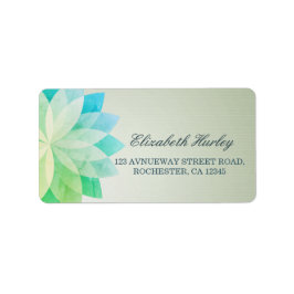 ヨガスタジオ瞑想講師 カラフルマンダラ ラベル