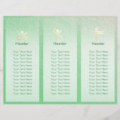 ヨガスタジオ3折パンフレット蓮フローラ曼荼羅 (裏面)