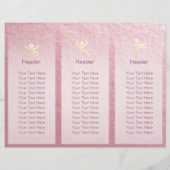 ヨガスタジオ3折パンフレット蓮フローラ曼荼羅 (裏面)