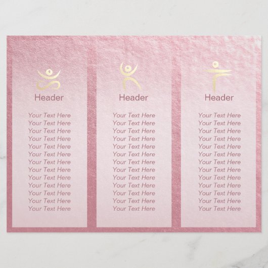 ヨガスタジオ3折パンフレット蓮フローラ曼荼羅 (裏面)