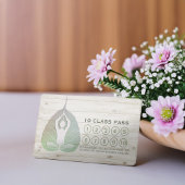 ヨガスタジオ クラスパス 瞑想 ポーズ ボディ リーフ ロイヤリティカード