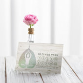 ヨガスタジオ クラスパス 瞑想 ポーズ ボディ リーフ ロイヤリティカード