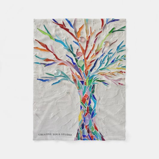 ヨガスタジオ フリースブランケット (正面)