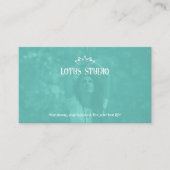 ヨガスタジオ |個人先生 名刺 (正面)