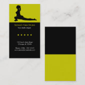 ヨガスタジオ 名刺 (正面/裏面)