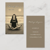 ヨガスタジオ 名刺 (正面/裏面)
