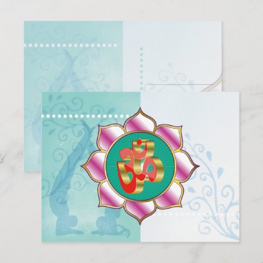 ヨガスタジオOM – ポストカード (正面/裏面)