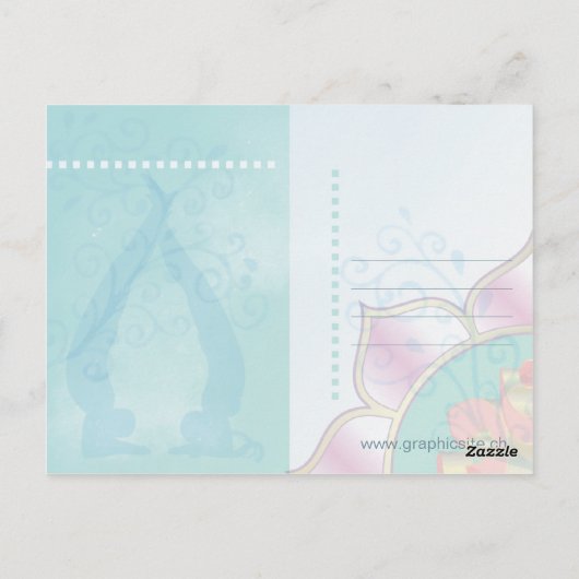 ヨガスタジオOM – ポストカード (裏面)