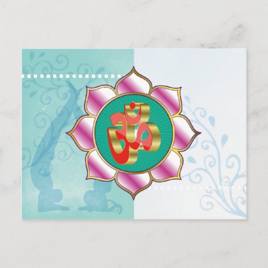 ヨガスタジオOM – ポストカード (正面)