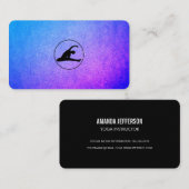 ヨガストレッチアイコン 名刺 (正面/裏面)