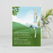 ヨガスピリット招待状 招待状 (スタンド正面)