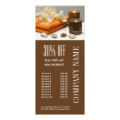 ヨガゼンアロマセラピースキンケアスパマッサージセラピー ラックカード (正面)