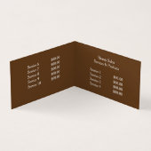 ヨガゼンアロマセラピースキンケアスパマッサージセラピー 名刺 (内部)