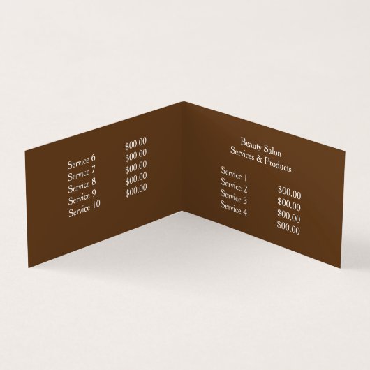 ヨガゼンアロマセラピースキンケアスパマッサージセラピー 名刺 (内部)