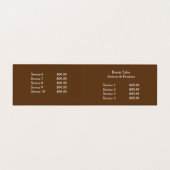 ヨガゼンアロマセラピースキンケアスパマッサージセラピー 名刺 (内部フラット)