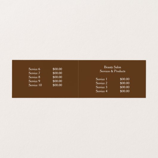 ヨガゼンアロマセラピースキンケアスパマッサージセラピー 名刺 (内部フラット)