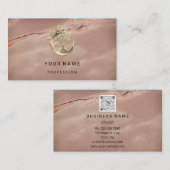 ヨガソファーセラピストウェルネスメディテーションスパ 名刺 (正面/裏面)