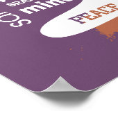 ヨガタイポグラフィ ポスター (角)