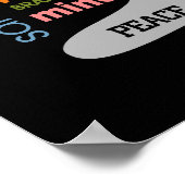 ヨガタイポグラフィ ポスター (角)